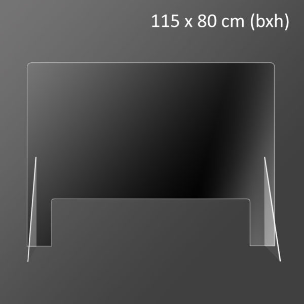 Kuchscherm staand 115 cm breed