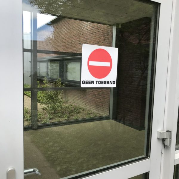Geen toegang sticker - Afbeelding 3