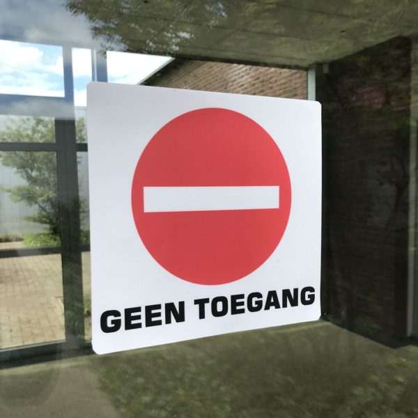 Geen toegang sticker - Afbeelding 2