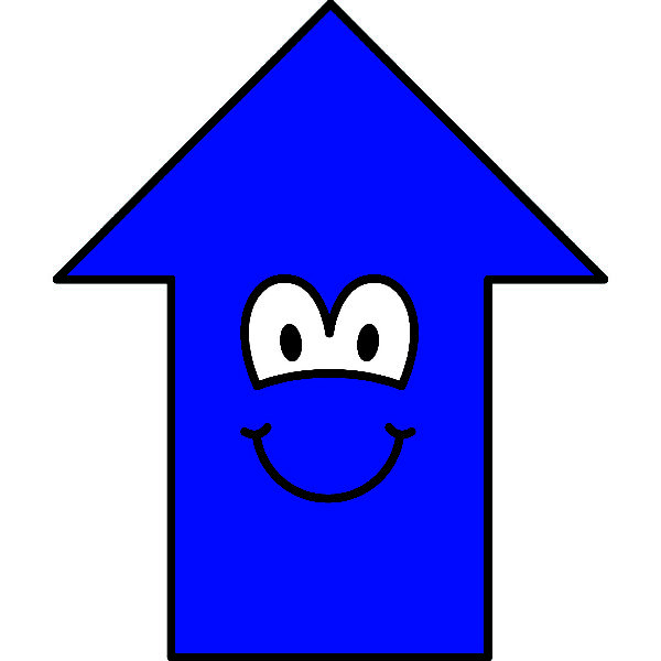 Vloersticker jeugd pijl donkerblauw - set 10 stuks