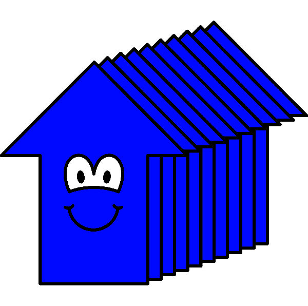 Vloersticker jeugd pijl donkerblauw - set 10 stuks - Afbeelding 2