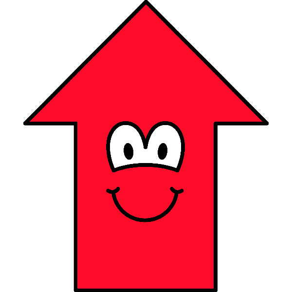 Vloersticker jeugd pijl rood - set 10 stuks