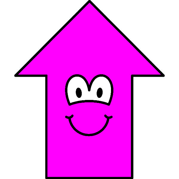 Vloersticker jeugd pijl roze - set 10 stuks